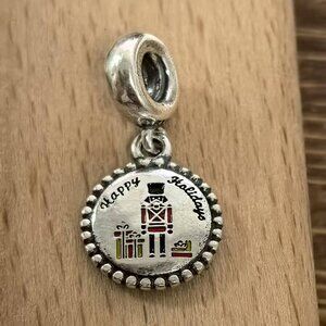 Pandora Happy Holidays Nutcracker Charm, S925 Silver Bracelets